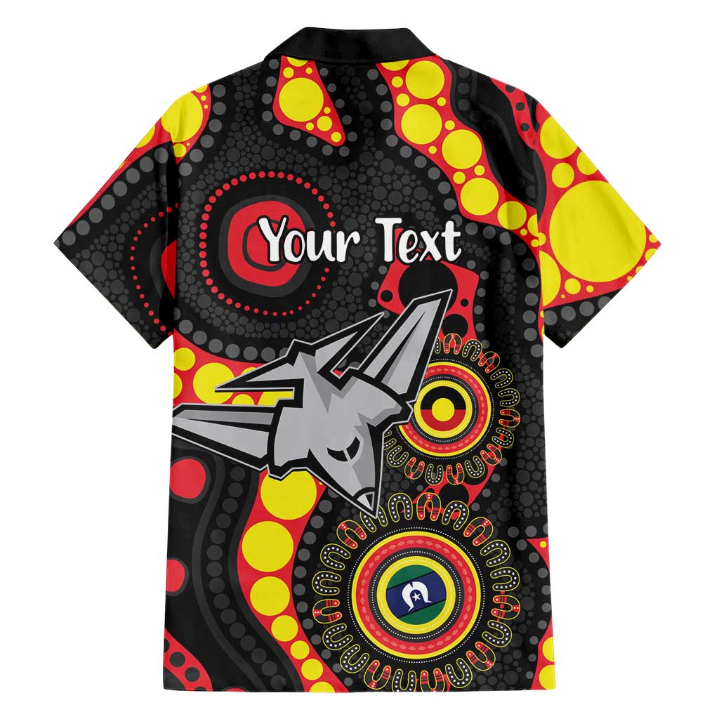Essendon Bombers NAIDOC Week 2026 Personalised Family Matching Off The Shoulder Long Sleeve Dress and Hawaiian Shirt 50 Years of Deadly Aboriginal Art