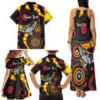 Essendon Bombers NAIDOC Week 2026 Personalised Family Matching Tank Maxi Dress and Hawaiian Shirt 50 Years of Deadly Aboriginal Art