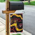 Essendon Bombers NAIDOC Week 2026 Personalised Garden Flag 50 Years of Deadly Aboriginal Art
