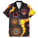 Essendon Bombers NAIDOC Week 2026 Personalised Hawaiian Shirt 50 Years of Deadly Aboriginal Art