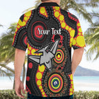 Essendon Bombers NAIDOC Week 2026 Personalised Hawaiian Shirt 50 Years of Deadly Aboriginal Art