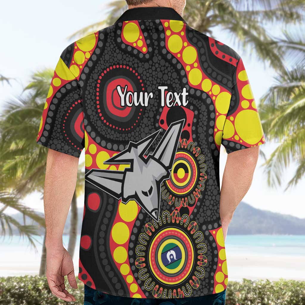 Essendon Bombers NAIDOC Week 2026 Personalised Hawaiian Shirt 50 Years of Deadly Aboriginal Art