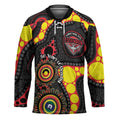 Essendon Bombers NAIDOC Week 2026 Personalised Hockey Jersey 50 Years of Deadly Aboriginal Art