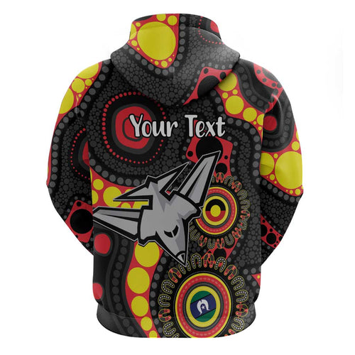 Essendon Bombers NAIDOC Week 2026 Personalised Hoodie 50 Years of Deadly Aboriginal Art