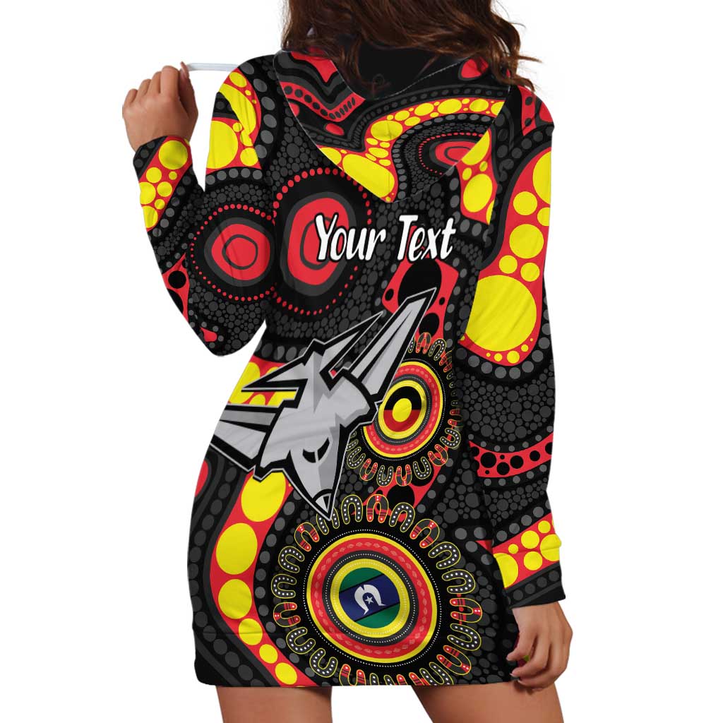 Essendon Bombers NAIDOC Week 2026 Personalised Hoodie Dress 50 Years of Deadly Aboriginal Art