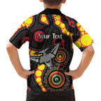 Essendon Bombers NAIDOC Week 2026 Personalised Kid Hawaiian Shirt 50 Years of Deadly Aboriginal Art