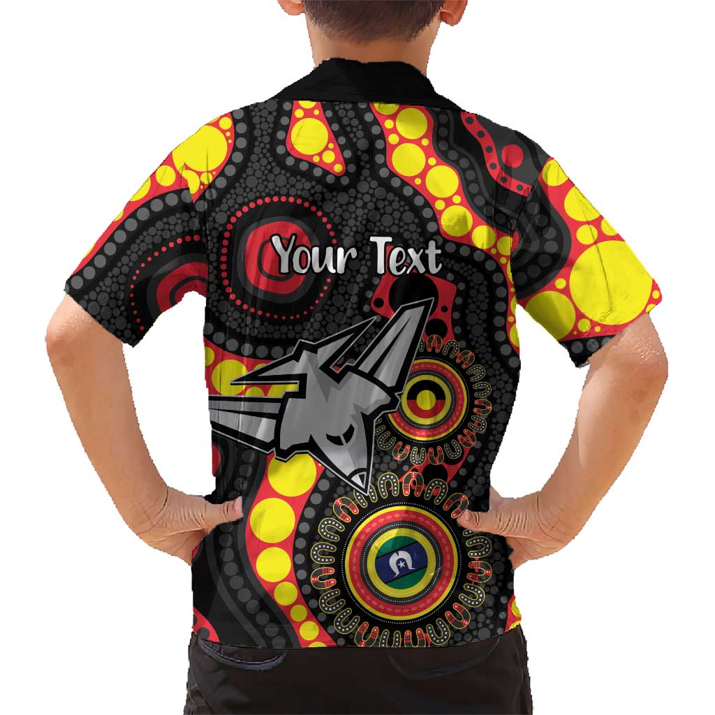 Essendon Bombers NAIDOC Week 2026 Personalised Kid Hawaiian Shirt 50 Years of Deadly Aboriginal Art