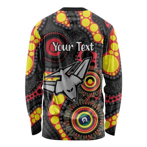 Essendon Bombers NAIDOC Week 2026 Personalised Long Sleeve Shirt 50 Years of Deadly Aboriginal Art