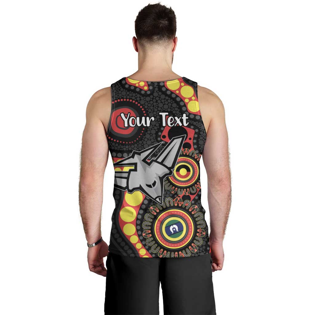 Essendon Bombers NAIDOC Week 2026 Personalised Men Tank Top 50 Years of Deadly Aboriginal Art