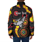 Essendon Bombers NAIDOC Week 2026 Personalised Padded Jacket 50 Years of Deadly Aboriginal Art