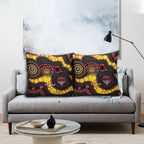 Essendon Bombers NAIDOC Week 2026 Personalised Pillow Cover 50 Years of Deadly Aboriginal Art