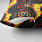 Essendon Bombers NAIDOC Week 2026 Personalised Pillow Cover 50 Years of Deadly Aboriginal Art