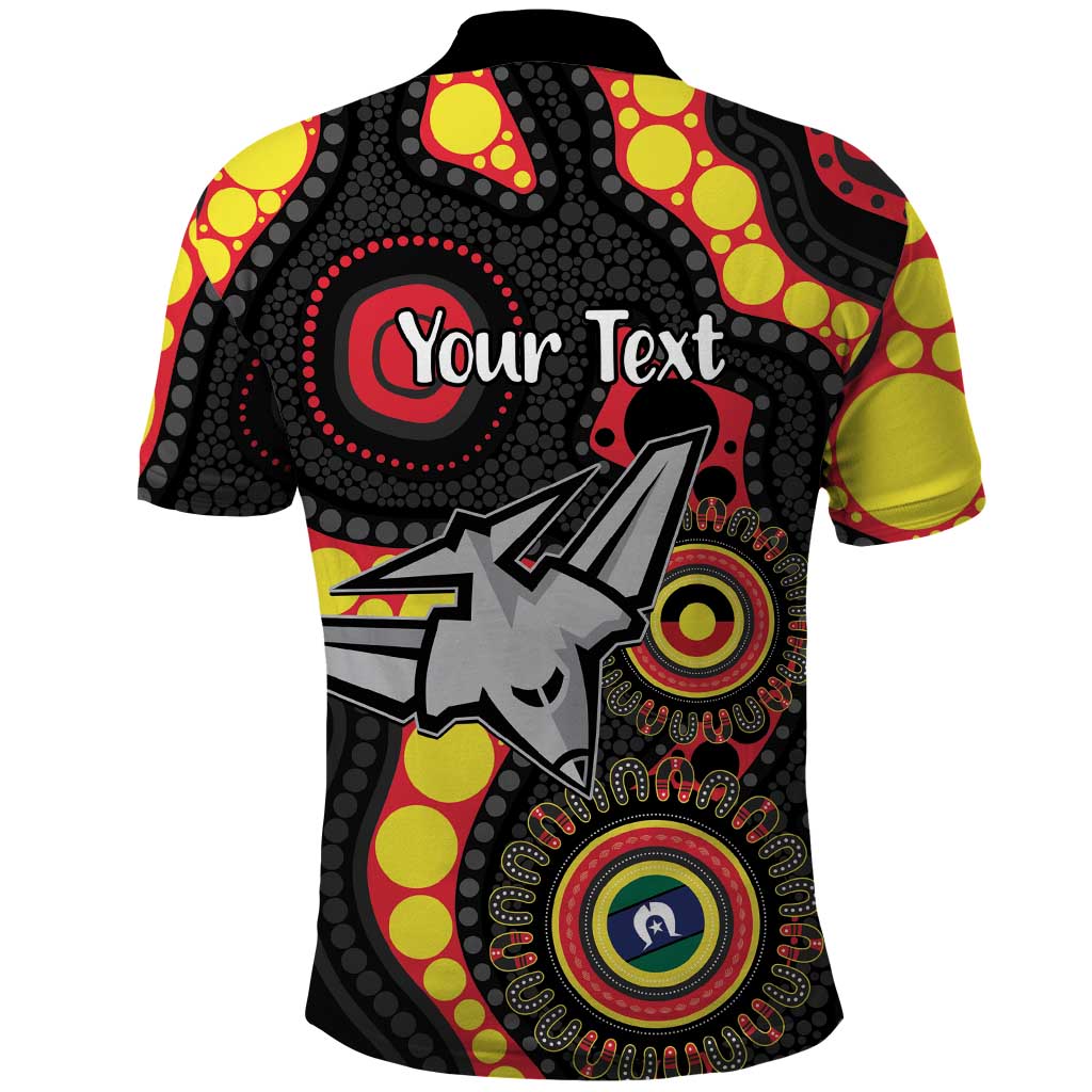 Essendon Bombers NAIDOC Week 2026 Personalised Polo Shirt 50 Years of Deadly Aboriginal Art