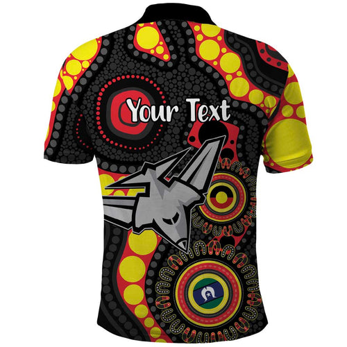 Essendon Bombers NAIDOC Week 2026 Personalised Polo Shirt 50 Years of Deadly Aboriginal Art