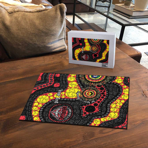 Essendon Bombers NAIDOC Week 2026 Personalised Puzzle 50 Years of Deadly Aboriginal Art