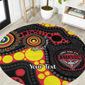 Essendon Bombers NAIDOC Week 2026 Personalised Round Carpet 50 Years of Deadly Aboriginal Art