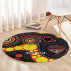 Essendon Bombers NAIDOC Week 2026 Personalised Round Carpet 50 Years of Deadly Aboriginal Art