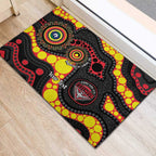 Essendon Bombers NAIDOC Week 2026 Personalised Rubber Doormat 50 Years of Deadly Aboriginal Art