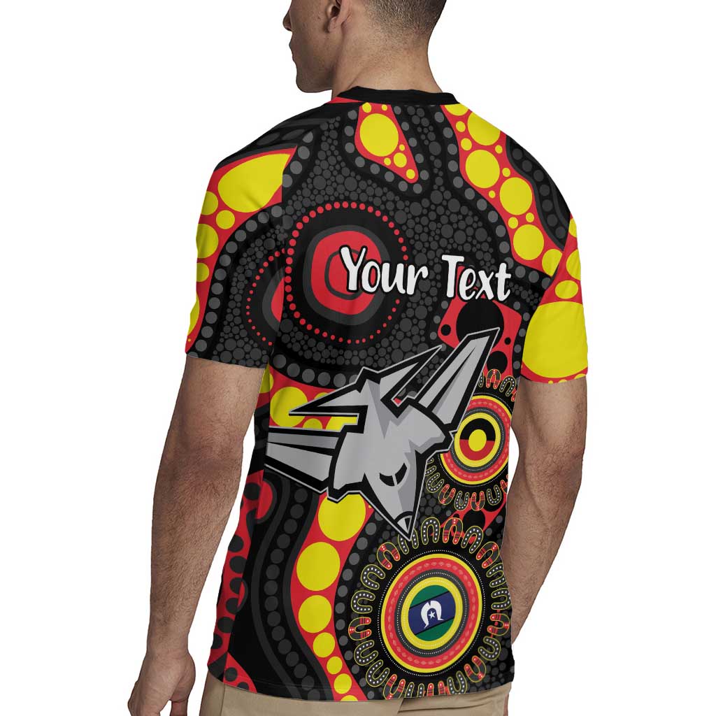 Essendon Bombers NAIDOC Week 2026 Personalised Rugby Jersey 50 Years of Deadly Aboriginal Art