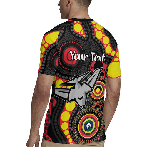 Essendon Bombers NAIDOC Week 2026 Personalised Rugby Jersey 50 Years of Deadly Aboriginal Art