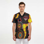Essendon Bombers NAIDOC Week 2026 Personalised Scrub Top 50 Years of Deadly Aboriginal Art