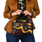 Essendon Bombers NAIDOC Week 2026 Personalised Shoulder Handbag 50 Years of Deadly Aboriginal Art
