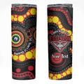 Essendon Bombers NAIDOC Week 2026 Personalised Skinny Tumbler 50 Years of Deadly Aboriginal Art