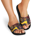 Essendon Bombers NAIDOC Week 2026 Personalised Slide Sandals 50 Years of Deadly Aboriginal Art