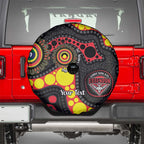 Essendon Bombers NAIDOC Week 2026 Personalised Spare Tire Cover 50 Years of Deadly Aboriginal Art