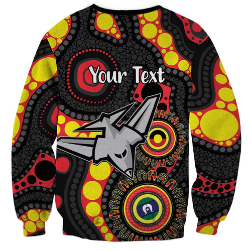 Essendon Bombers NAIDOC Week 2026 Personalised Sweatshirt 50 Years of Deadly Aboriginal Art