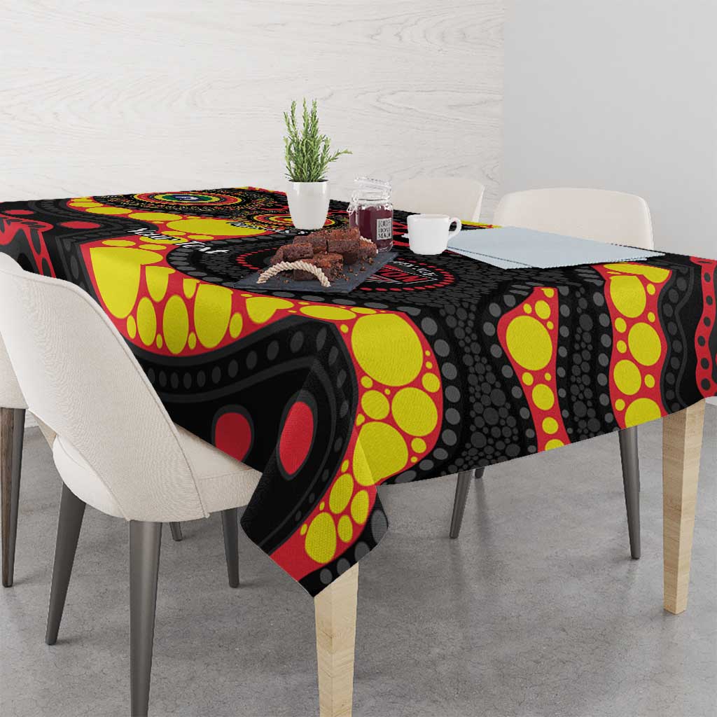 Essendon Bombers NAIDOC Week 2026 Personalised Tablecloth 50 Years of Deadly Aboriginal Art