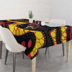 Essendon Bombers NAIDOC Week 2026 Personalised Tablecloth 50 Years of Deadly Aboriginal Art