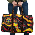 Essendon Bombers NAIDOC Week 2026 Personalised Travel Bag 50 Years of Deadly Aboriginal Art