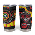 Essendon Bombers NAIDOC Week 2026 Personalised Tumbler Cup 50 Years of Deadly Aboriginal Art