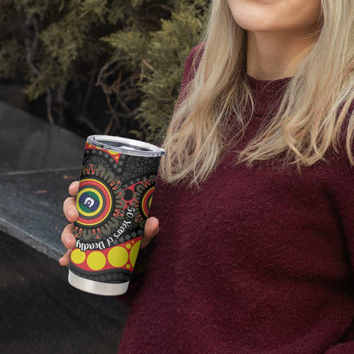 Essendon Bombers NAIDOC Week 2026 Personalised Tumbler Cup 50 Years of Deadly Aboriginal Art