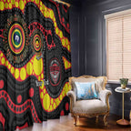 Essendon Bombers NAIDOC Week 2026 Personalised Window Curtain 50 Years of Deadly Aboriginal Art