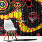 Essendon Bombers NAIDOC Week 2026 Personalised Window Curtain 50 Years of Deadly Aboriginal Art