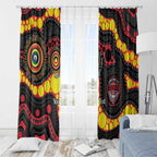 Essendon Bombers NAIDOC Week 2026 Personalised Window Curtain 50 Years of Deadly Aboriginal Art