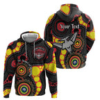 Essendon Bombers NAIDOC Week 2026 Personalised Zip Hoodie 50 Years of Deadly Aboriginal Art