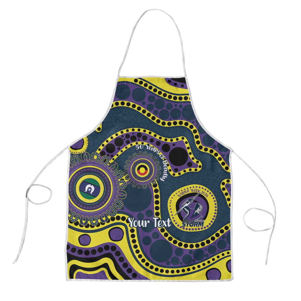 Storm NAIDOC Week 2026 Personalised Apron 50 Years of Deadly Aboriginal Art