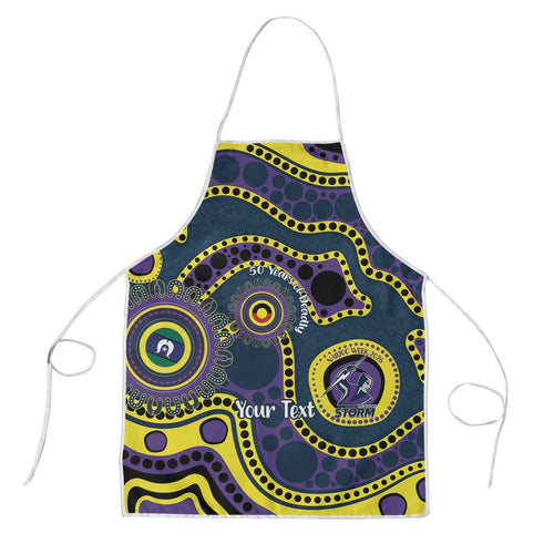 Storm NAIDOC Week 2026 Personalised Apron 50 Years of Deadly Aboriginal Art