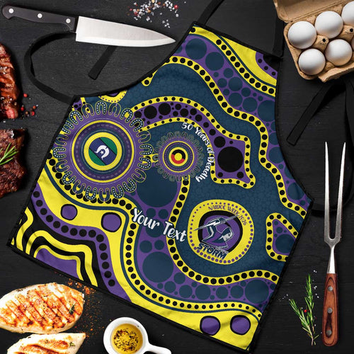 Storm NAIDOC Week 2026 Personalised Apron 50 Years of Deadly Aboriginal Art