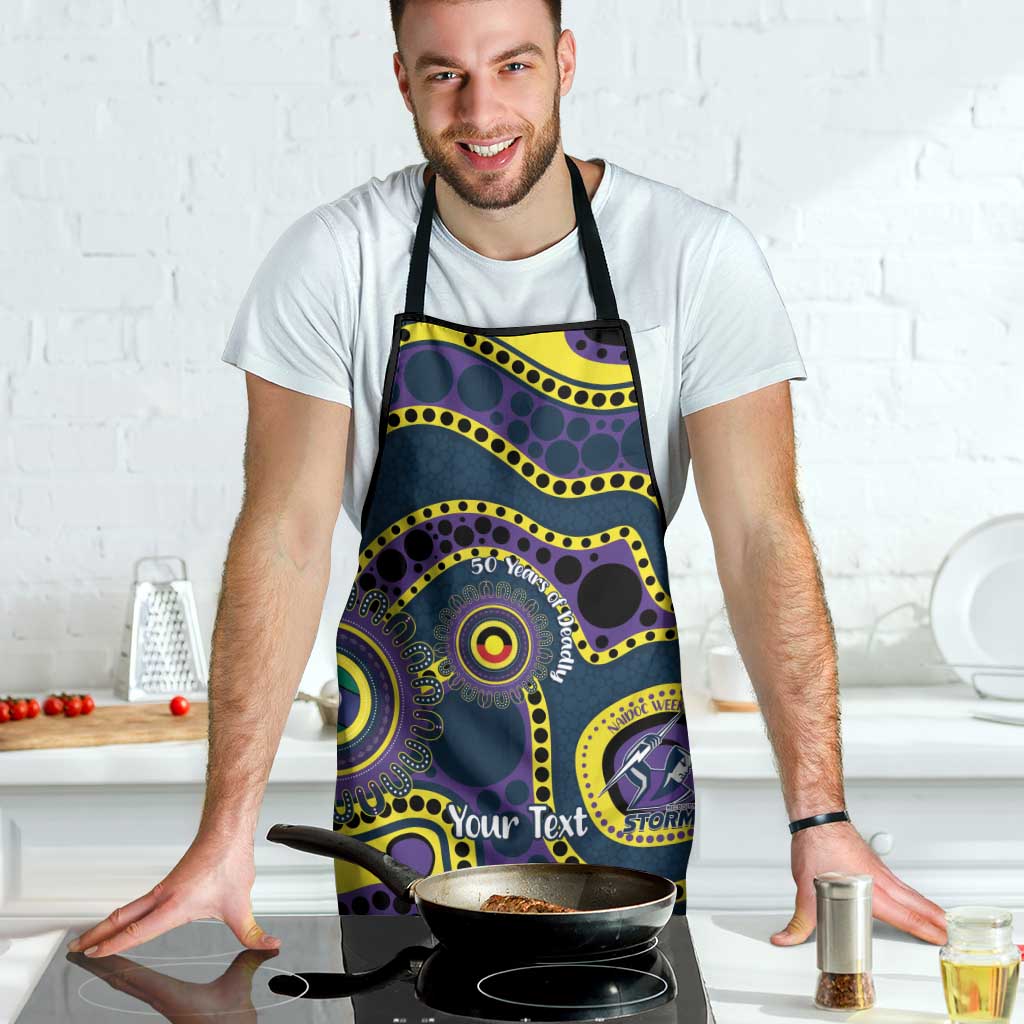 Storm NAIDOC Week 2026 Personalised Apron 50 Years of Deadly Aboriginal Art