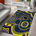 Storm NAIDOC Week 2026 Personalised Area Rug 50 Years of Deadly Aboriginal Art