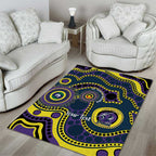 Storm NAIDOC Week 2026 Personalised Area Rug 50 Years of Deadly Aboriginal Art