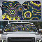 Storm NAIDOC Week 2026 Personalised Auto Sun Shade 50 Years of Deadly Aboriginal Art
