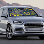 Storm NAIDOC Week 2026 Personalised Auto Sun Shade 50 Years of Deadly Aboriginal Art
