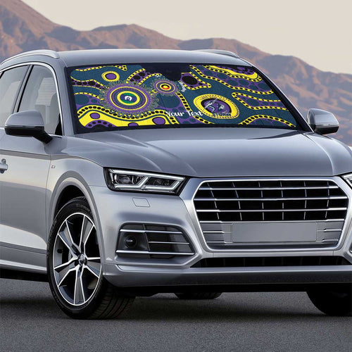 Storm NAIDOC Week 2026 Personalised Auto Sun Shade 50 Years of Deadly Aboriginal Art