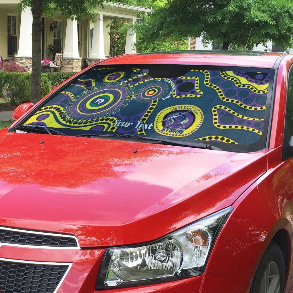 Storm NAIDOC Week 2026 Personalised Auto Sun Shade 50 Years of Deadly Aboriginal Art