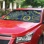 Storm NAIDOC Week 2026 Personalised Auto Sun Shade 50 Years of Deadly Aboriginal Art